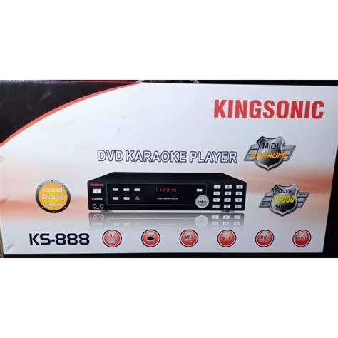 kingsonic ks-888|KINGSONIC VIDEOKE PLAYER .